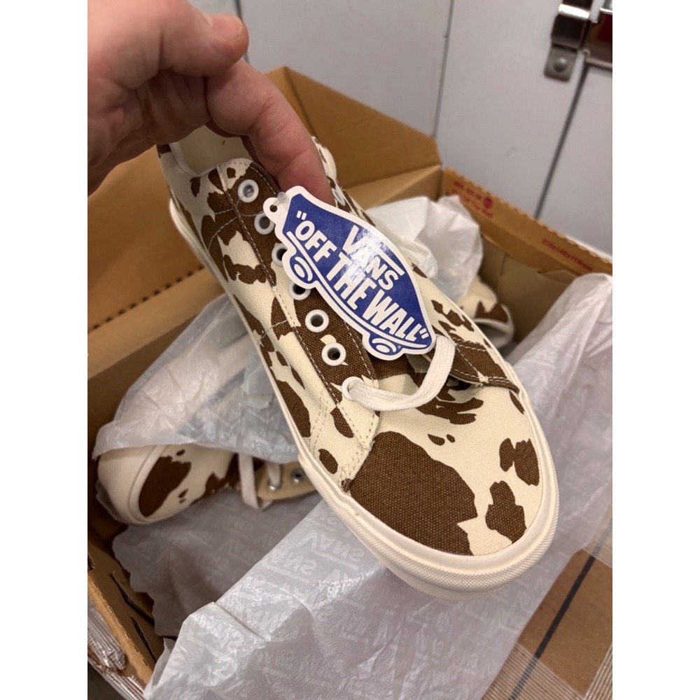 Vans Sid DX Anaheim Factory Free Range Cow Print Size US 11 Men New - Picture 2 of 5